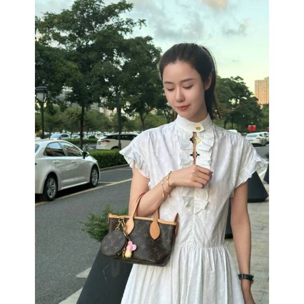 妃鱼/路易威登/棉/连衣裙/95新/凡2/11