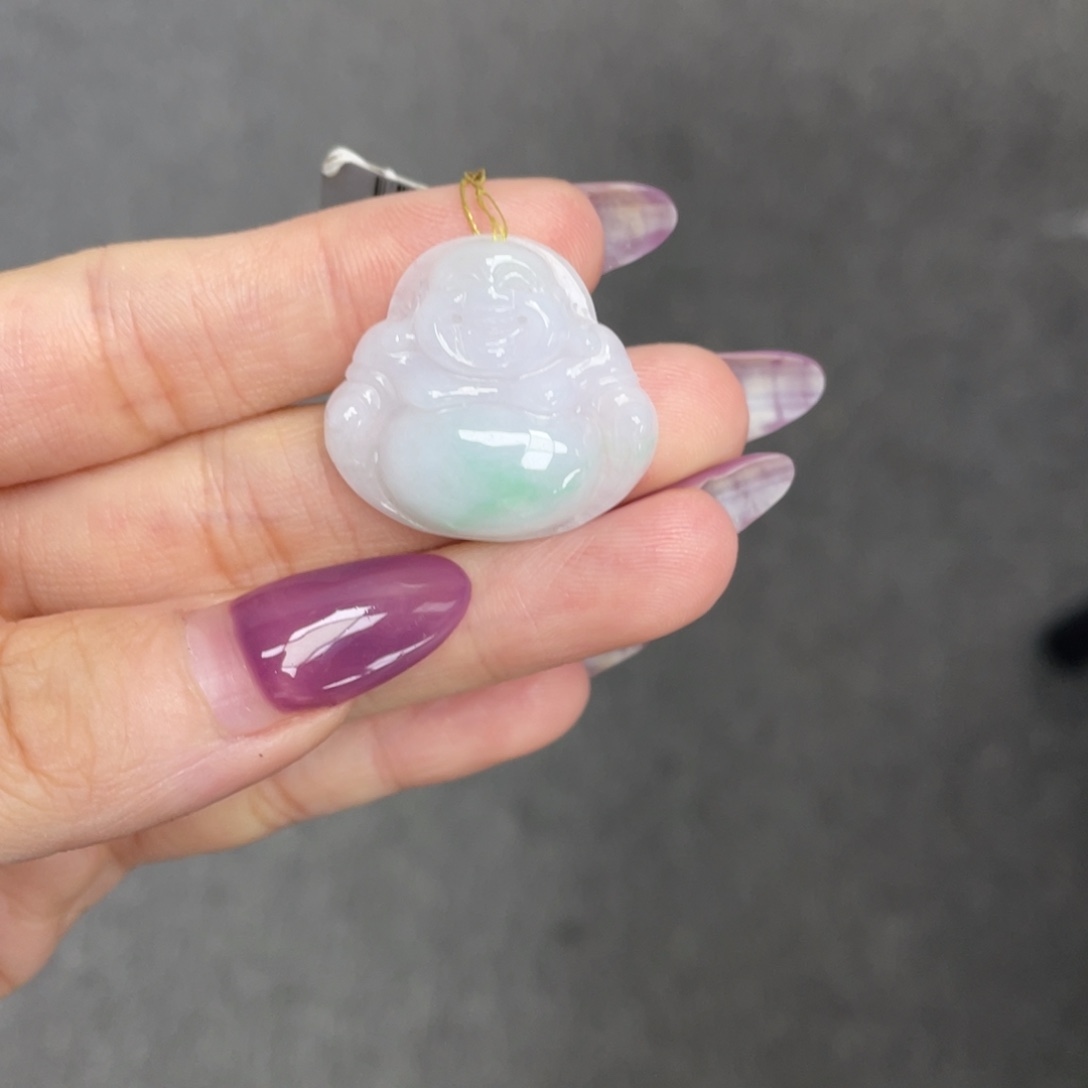 颈饰未镶嵌翡翠佛公