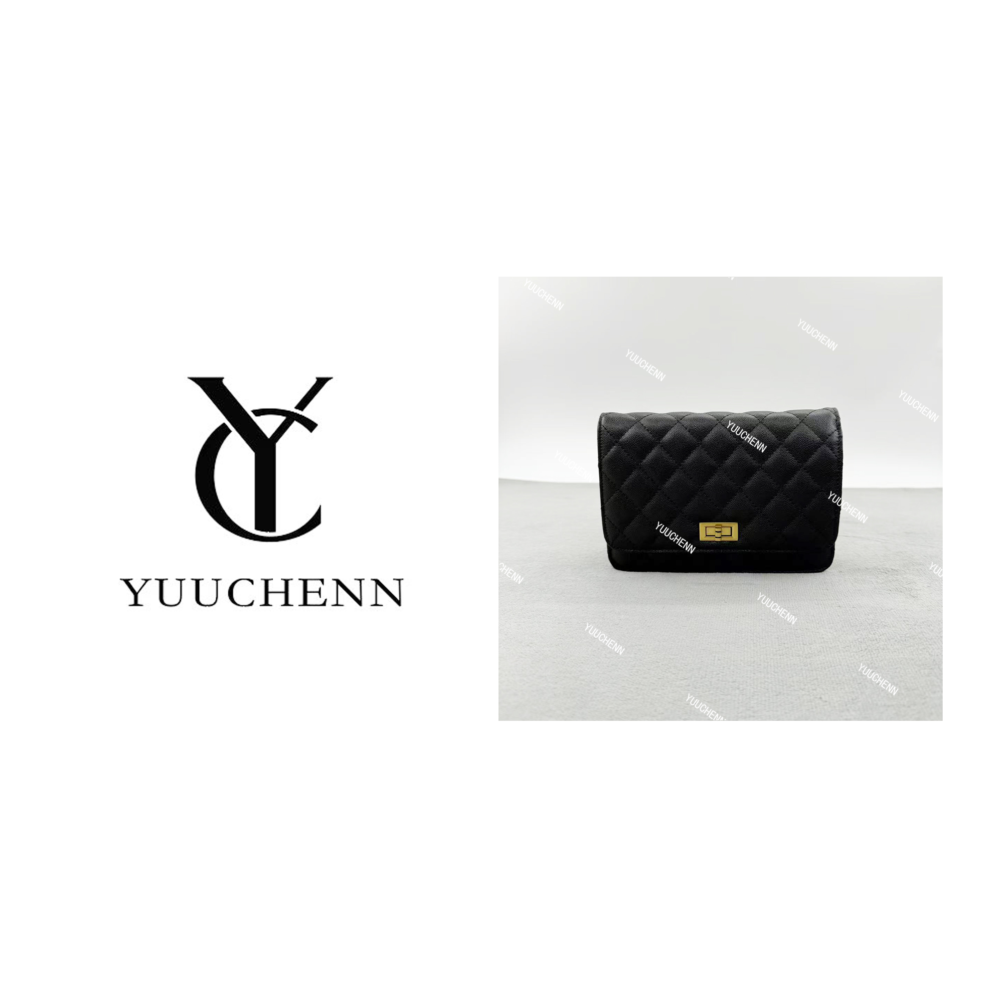 YUUCHENN/20cm原创设计高定真皮包 HH7183