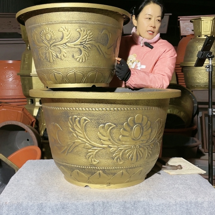 圆盆古铜六零四个