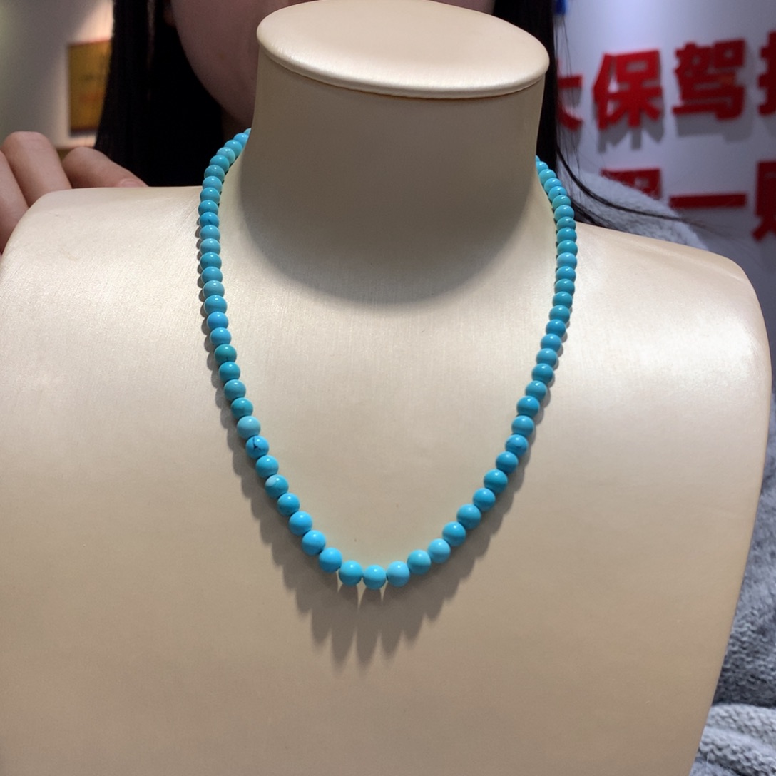 绿松石锁骨链未镶嵌