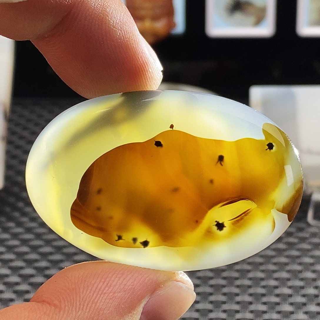 胖***m玛瑙/玉髓未镶嵌吊坠(不含链)