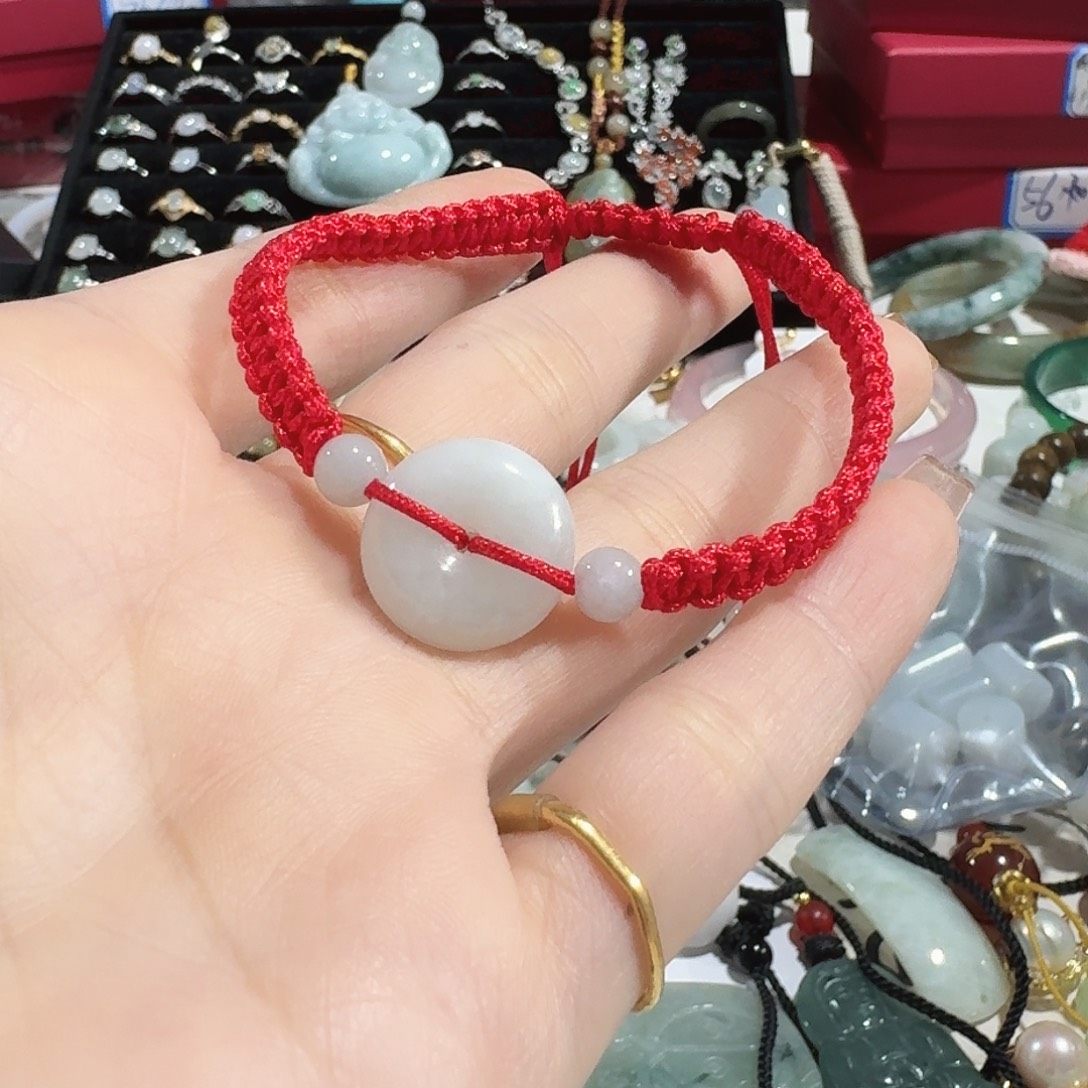 米***多翡翠未镶嵌颈饰5904