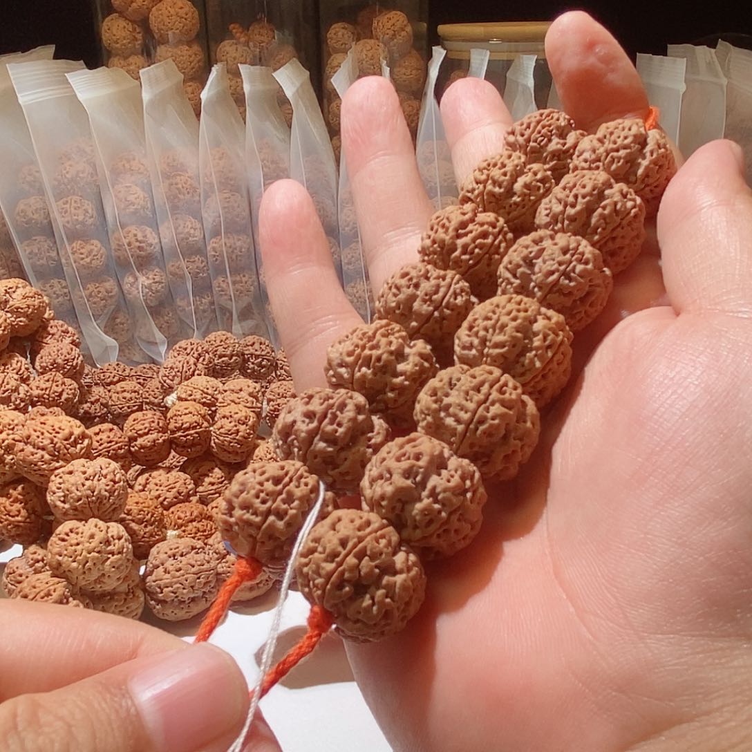 吊坠金刚菩提?*云私人订制粱深沟刀锋梅花22mm