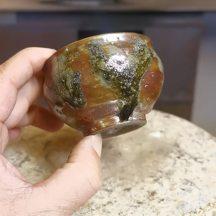 盘手工高温原矿窑变