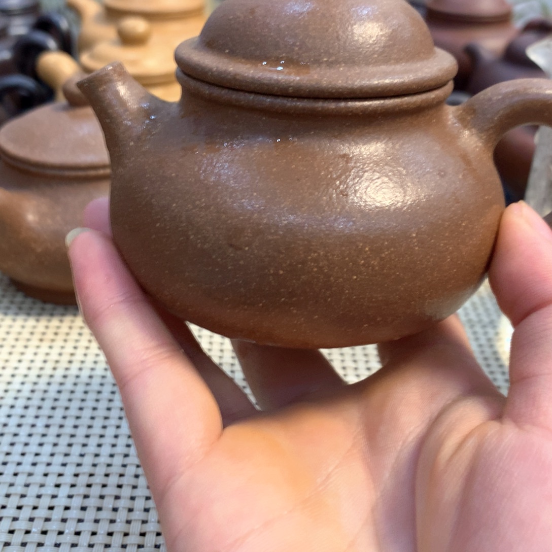 铜***，茶壶紫砂宜兴原矿老段泥er