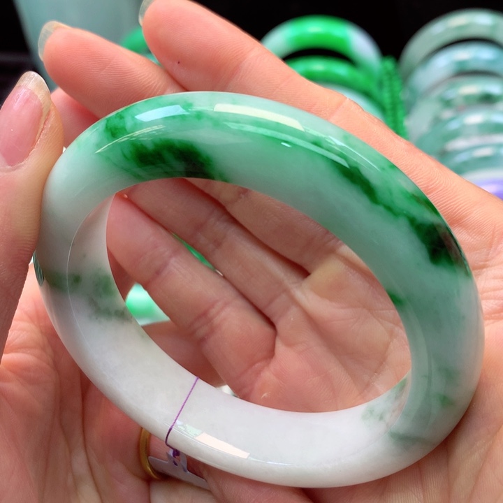 【闪购商品】翡翠手镯未镶嵌天然翡翠手镯
