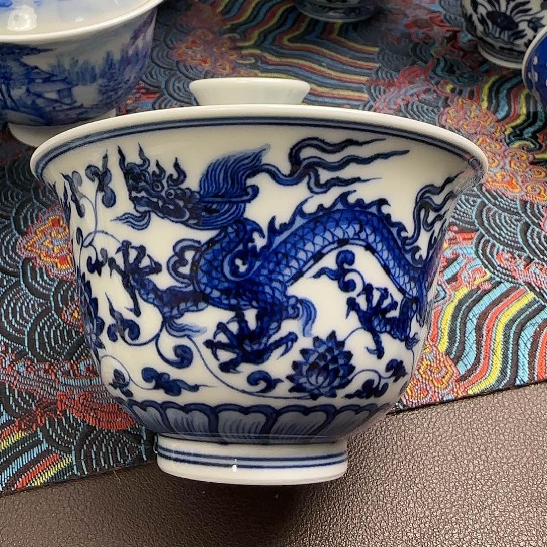 仙*全手绘景德镇陶瓷艺术茶具