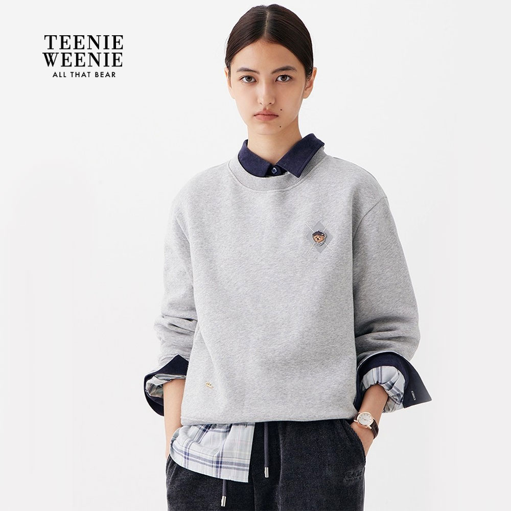 【赵老板专属】TeenieWeenie小熊女装卫衣2025冬季新圆领上衣0717