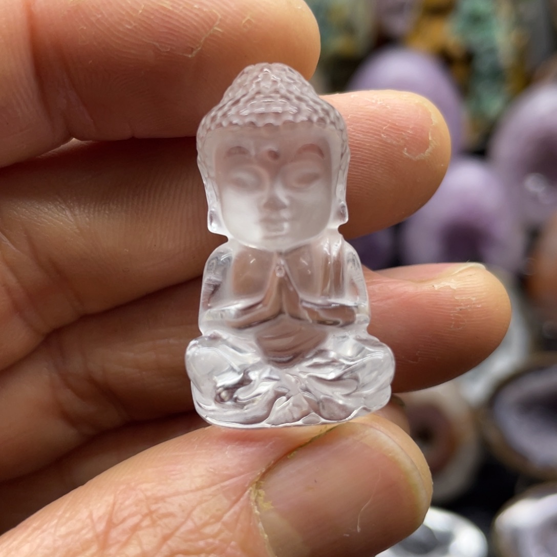 水晶大型摆件未镶嵌叶**烦