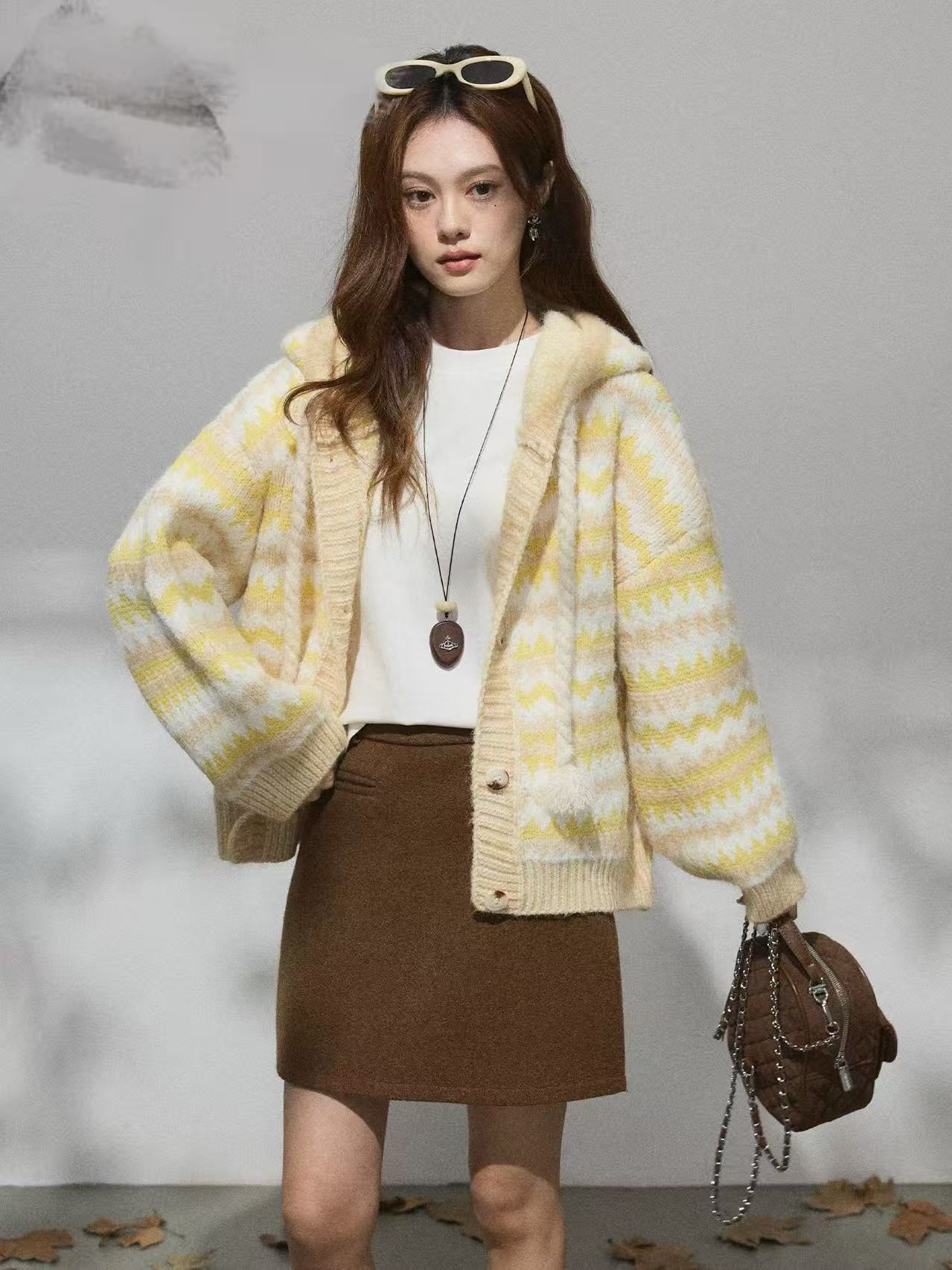 8.编号对应衣服  韩系毛衣女秋冬2025新