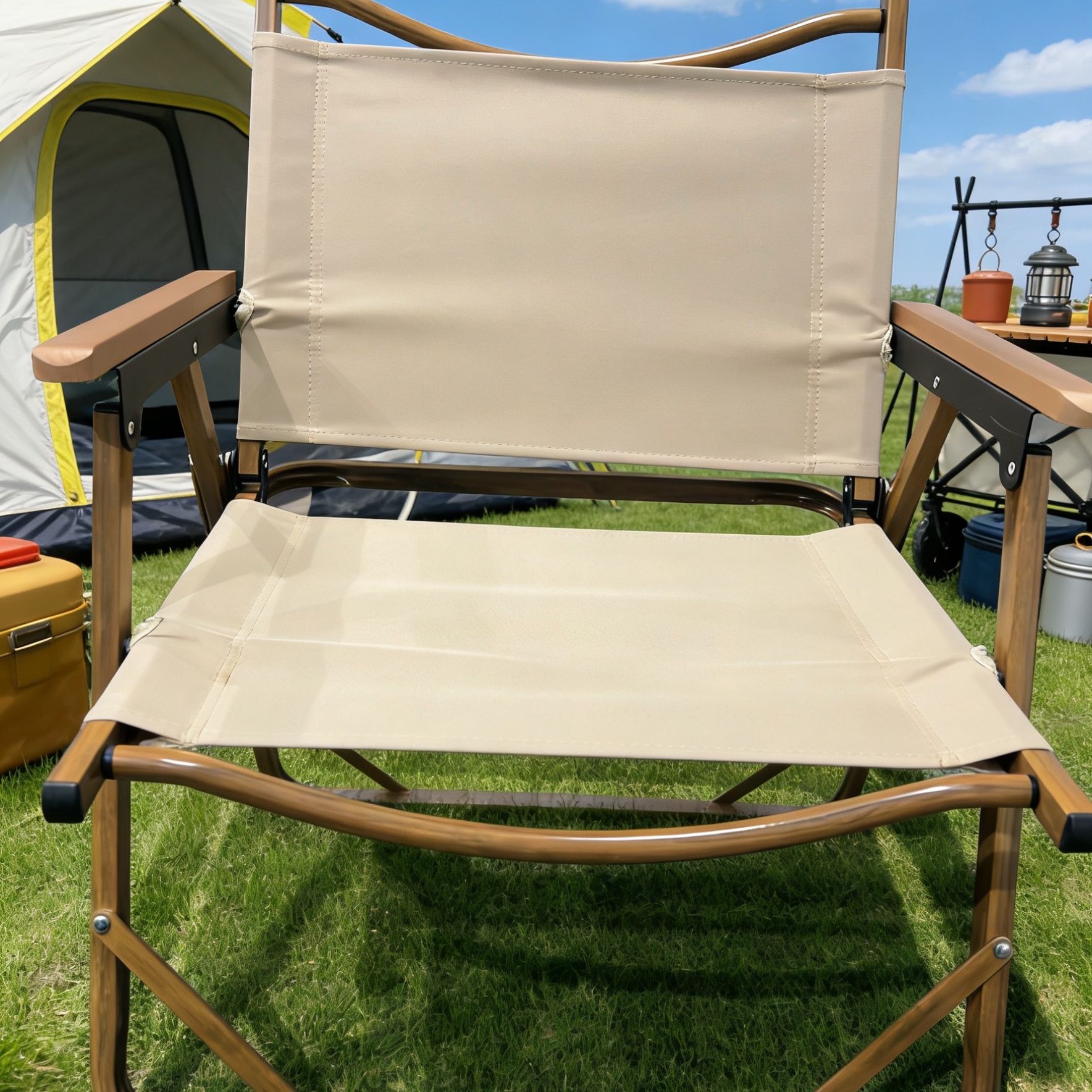 1019 户外露营超轻便携可聚拢克米特折叠椅