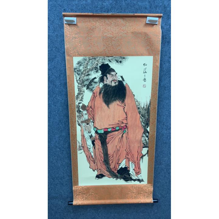 z48钟馗凝神-中堂画玄关画艺术装饰画软装裱