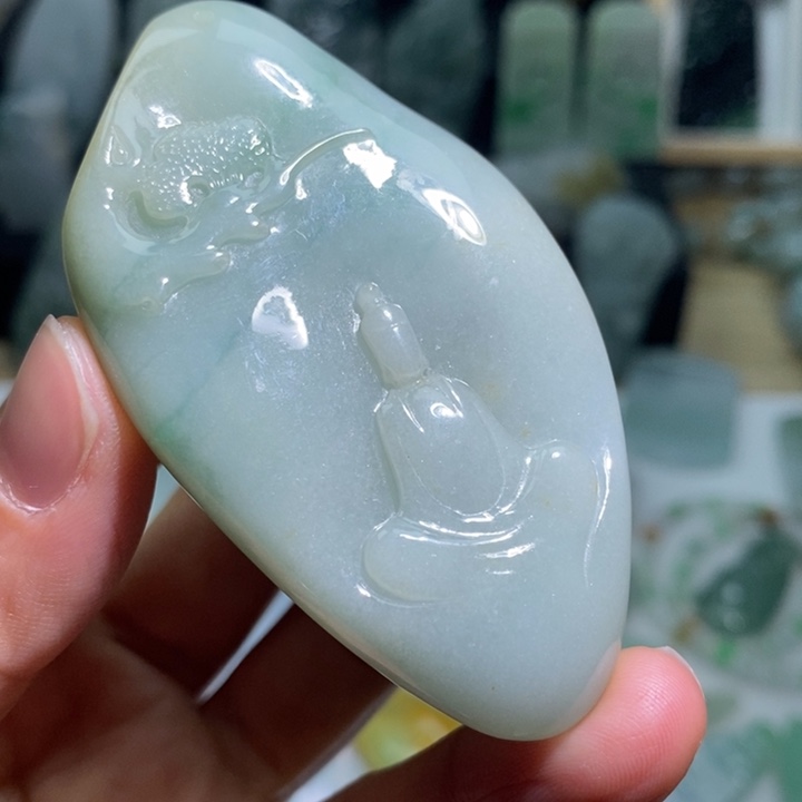 定制翡翠未镶嵌悟道
