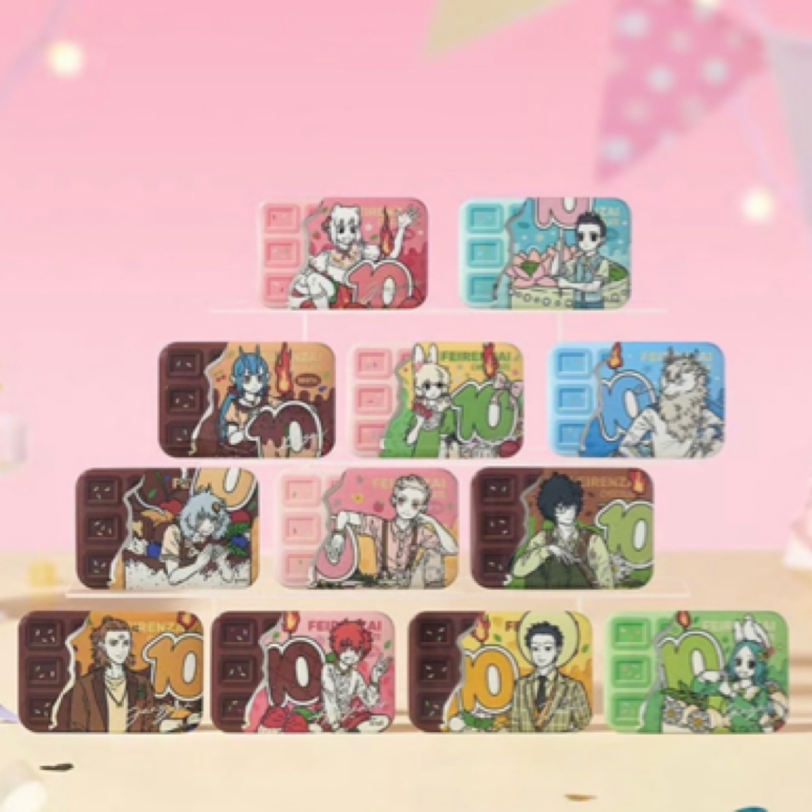 非人哉原画系列吧唧徽章拍立得色纸透卡动漫周边