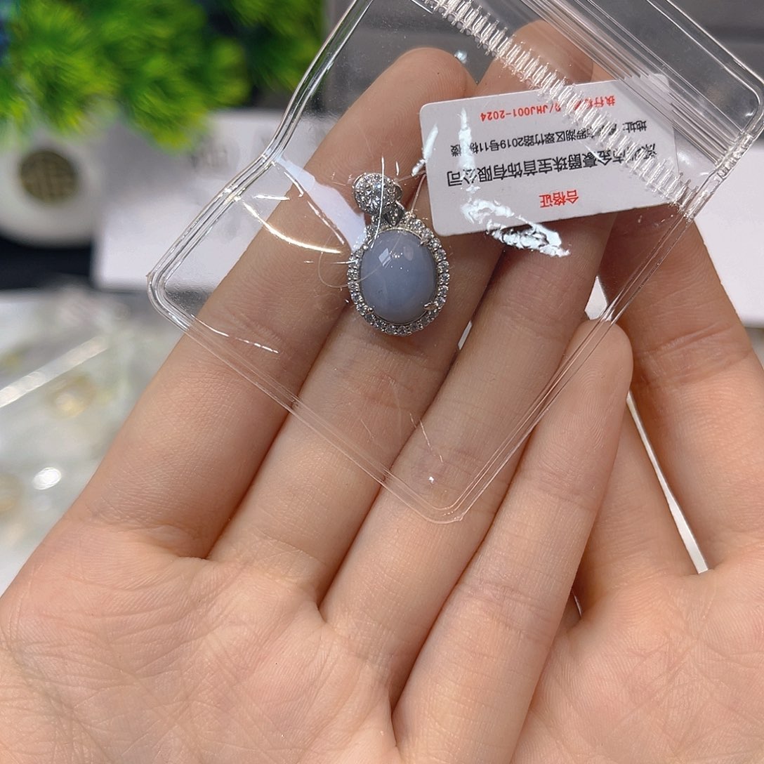 翡翠戒指银S925镶嵌我