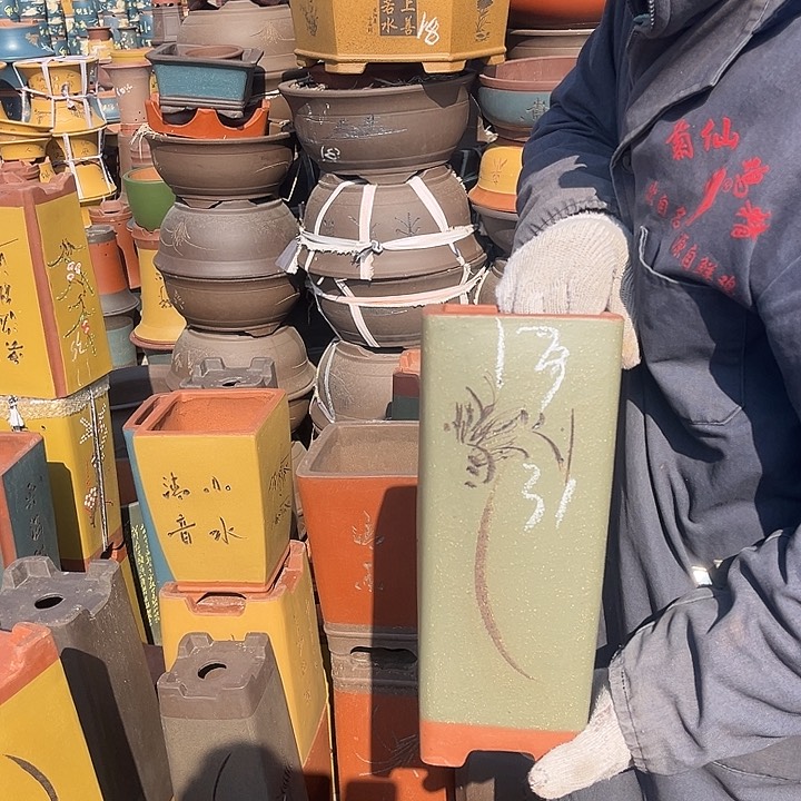 紫砂紫砂花盆是最