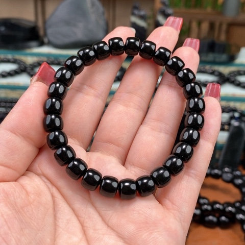 和田玉手链未镶嵌谢**吖