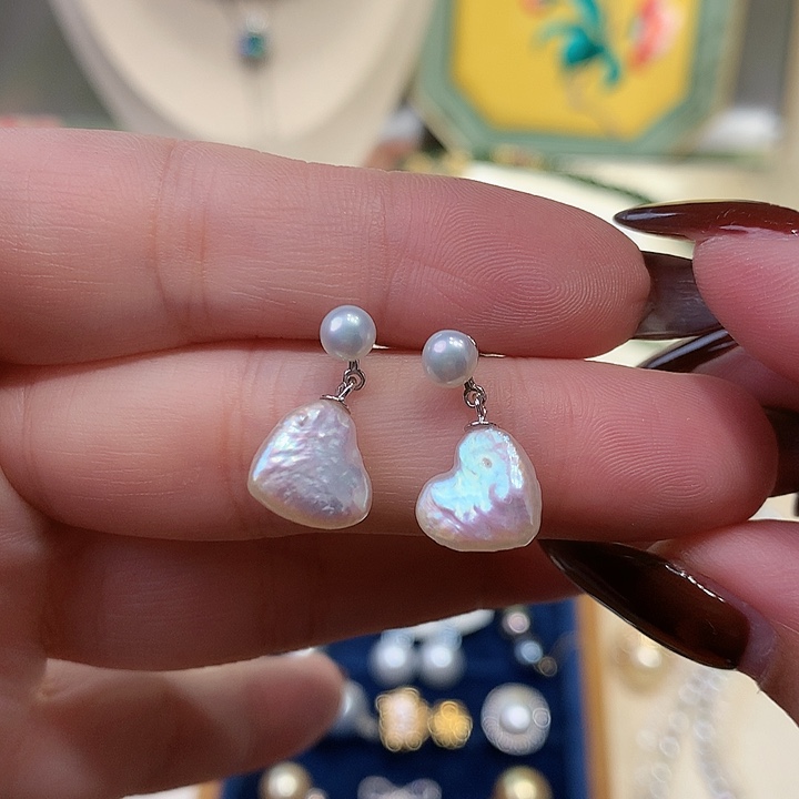 耳饰未镶嵌淡水珍珠