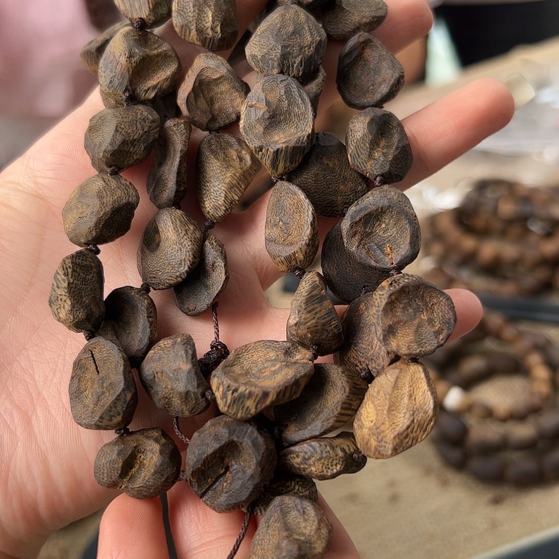 手串沉香奇楠沉香沉水树钉包壳49g多圈多样性发一