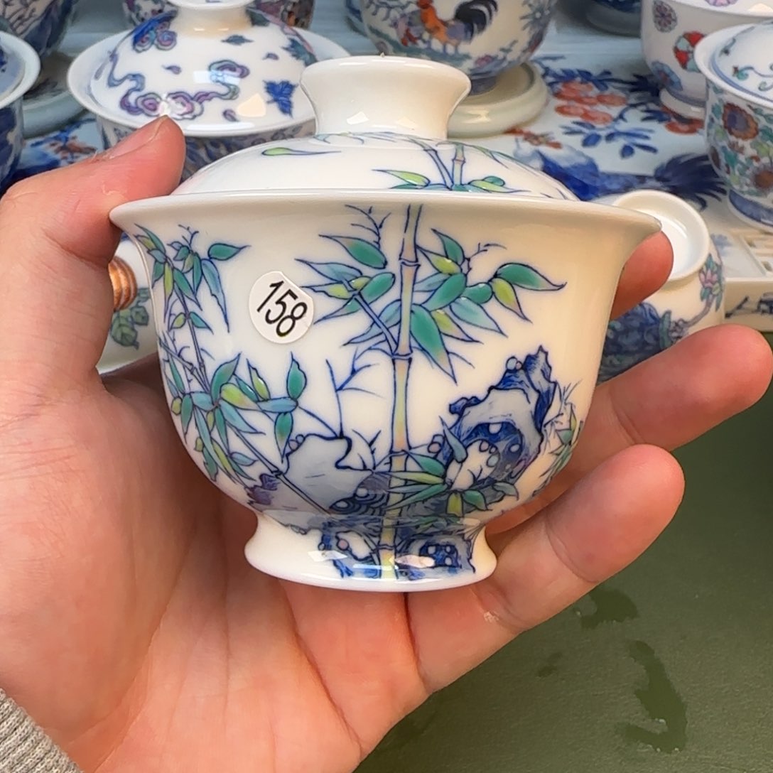 彦祖纯手工手绘茶具158