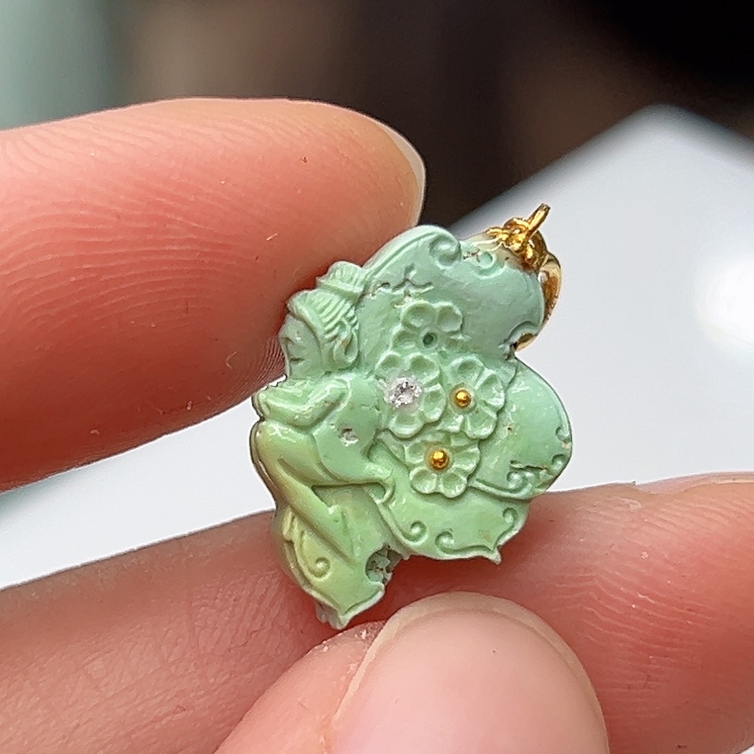 绿松石珠宝奇石未镶嵌