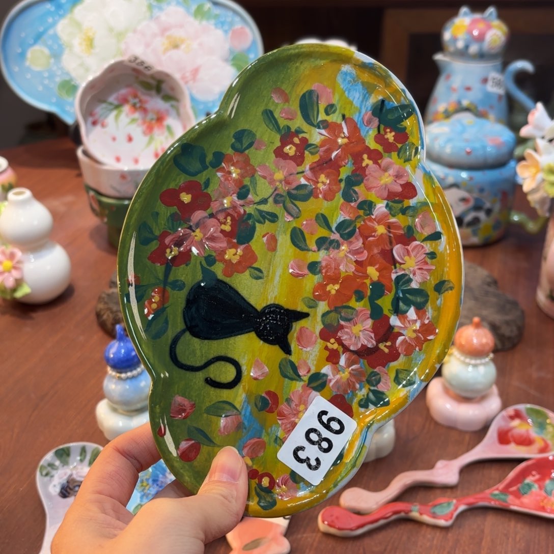 景德镇手绘高温釉下彩陶瓷茶具