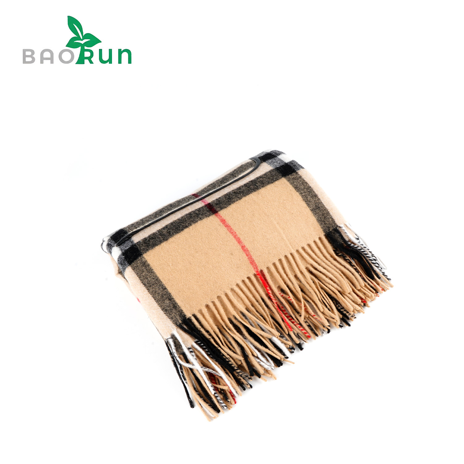 大场【B-格纹披肩斗篷（无口袋）】时尚百搭羊绒保暖披肩