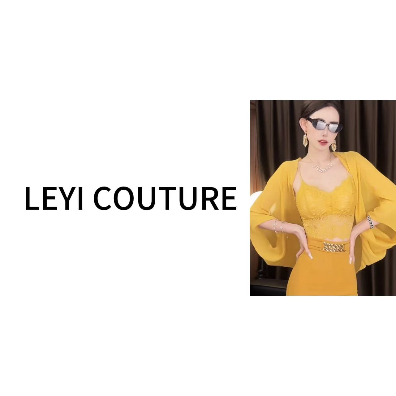 【 LEYI COUTURE】畑畑2025高端气质凤凰刺绣美背