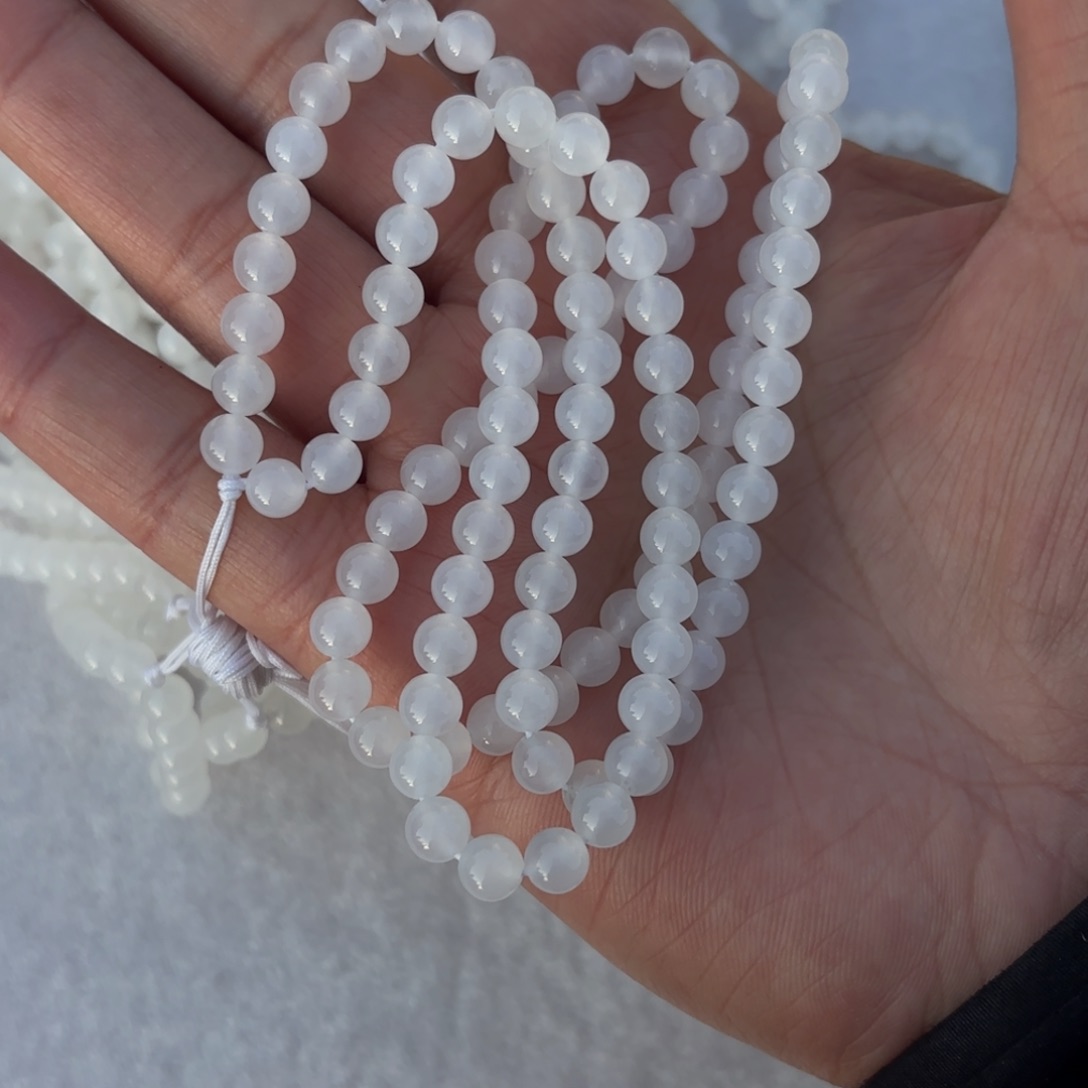 颈饰未镶嵌和田玉（白玉）项链卡6