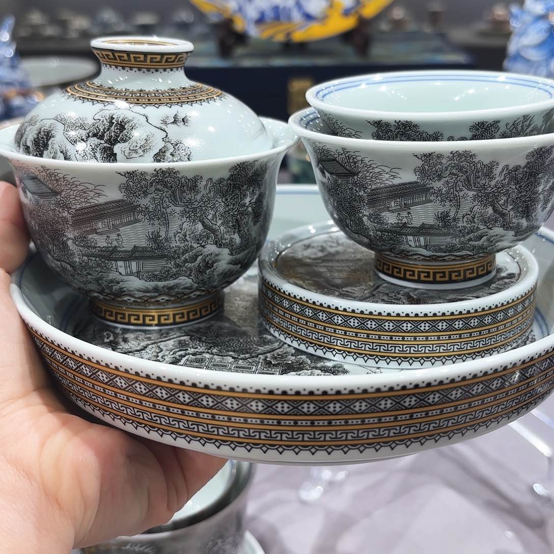 瓷片景德镇瓷器展和