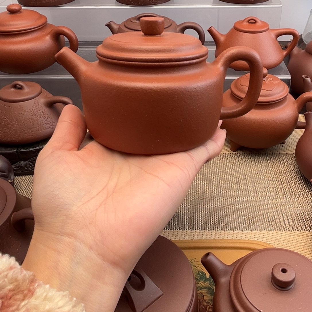 花***s茶壶紫砂降坡泥德钟壶