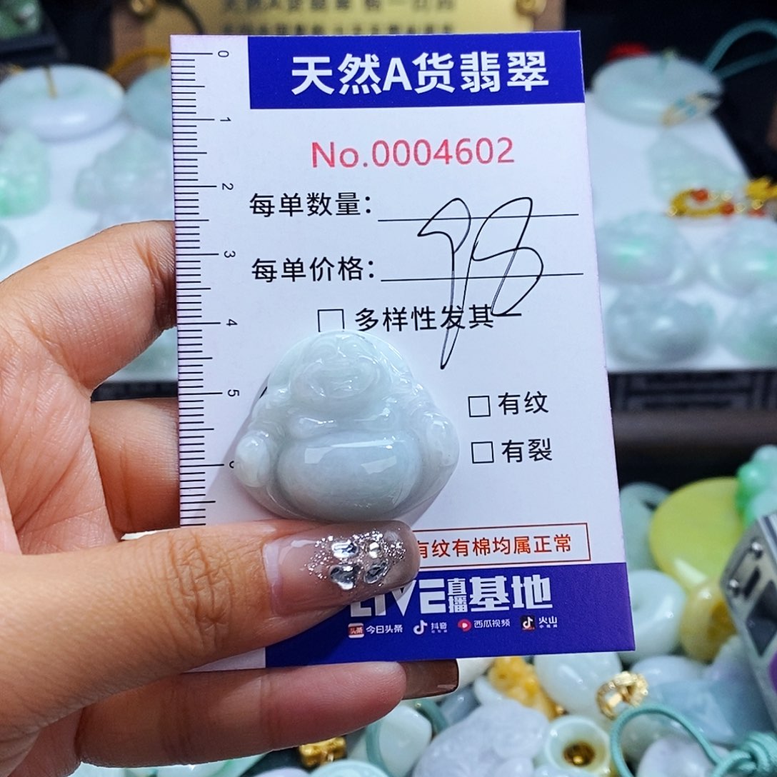 翡翠未镶嵌毛衣链4602
