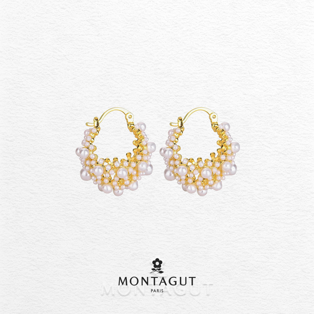 铜合金仿水晶耳饰 法国梦特娇简约精致饰品设计感耳饰【3260】JJ