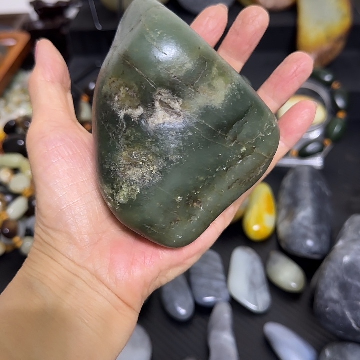 天***我和田玉（糖玉）未镶嵌手链