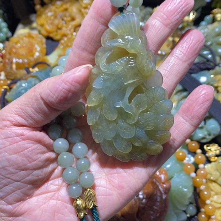 岫玉岫玉吊坠未镶嵌