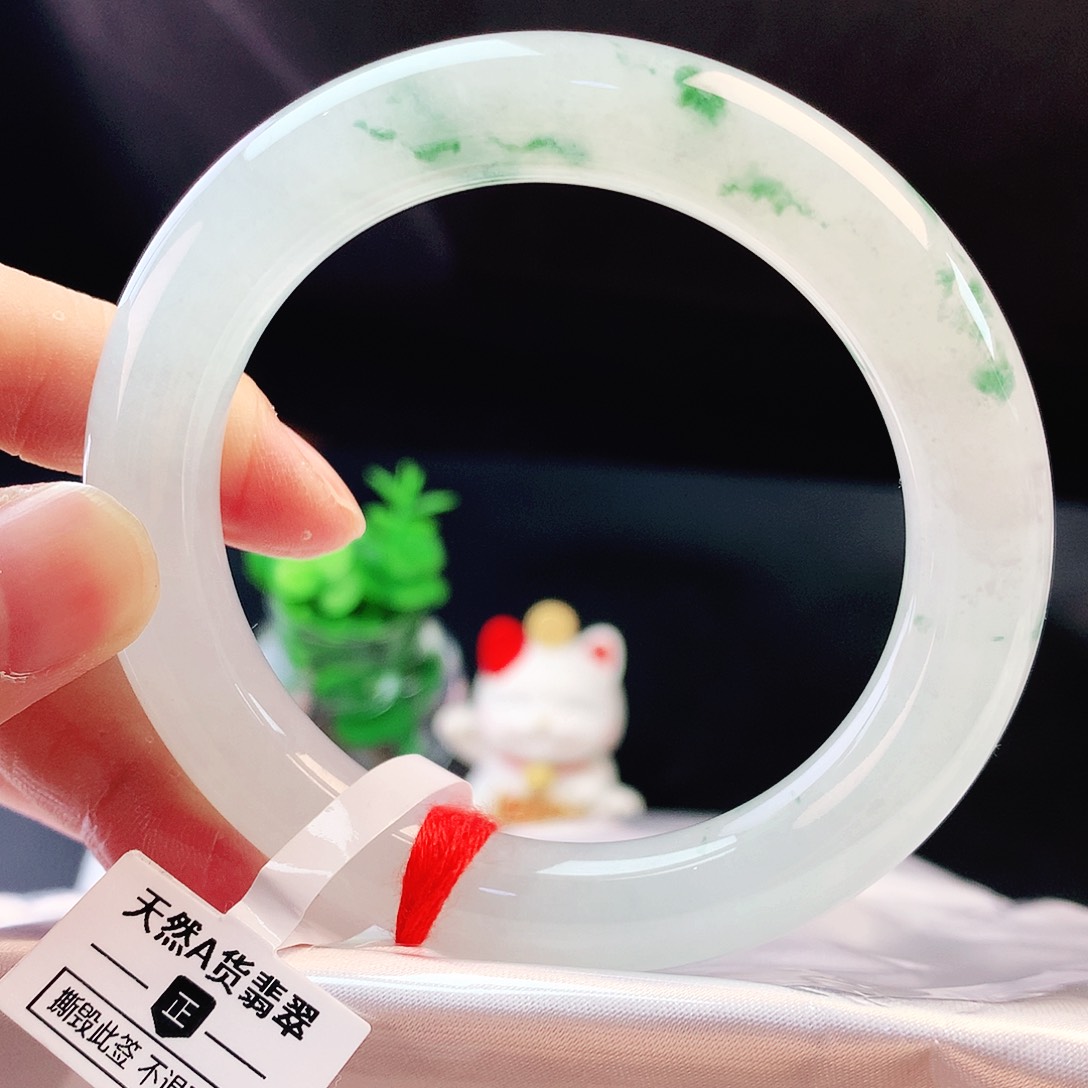 未镶嵌手镯翡翠54胖