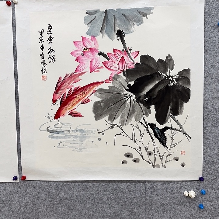 国画花鸟的翅膀和翅膀