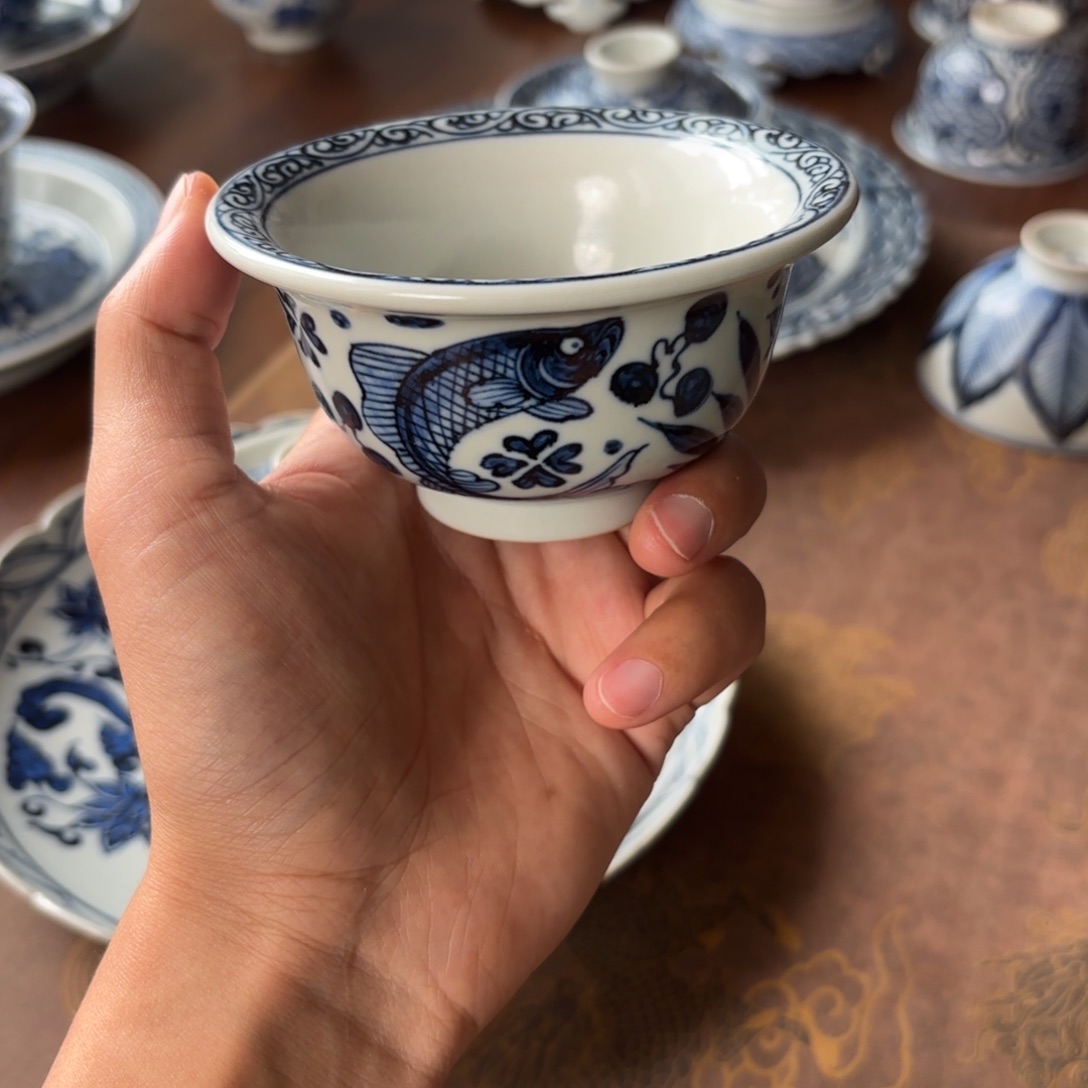 摆件景德镇手绘茶器