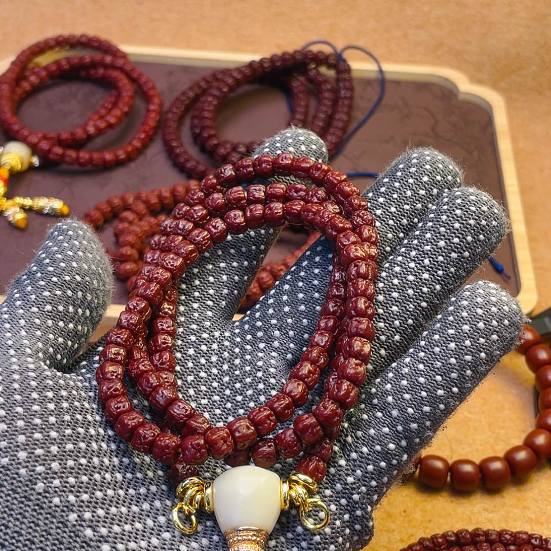 吊坠金刚菩提弓***石佛手6mm➕带配饰