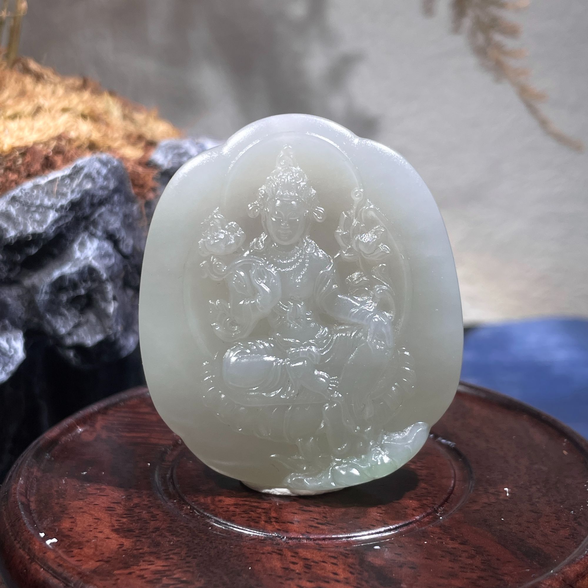 A20-三莲万物 和田玉