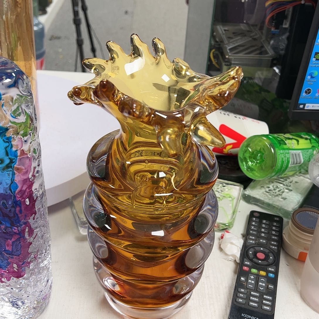 琉璃高32轻奢琉璃花器微瑕福利