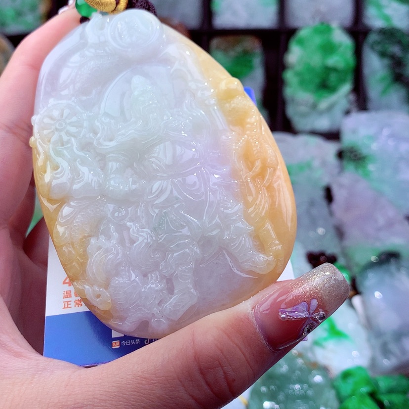 【闪购商品】翡翠颈饰未镶嵌挂件