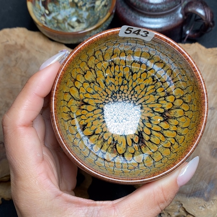 茶盏建窑建盏主人杯543