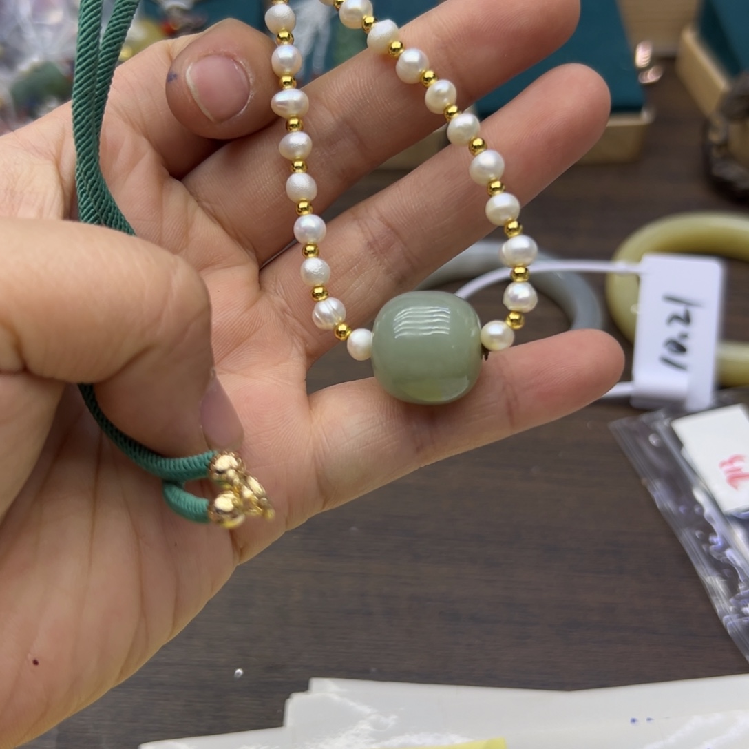 和田玉未镶嵌颈饰1289