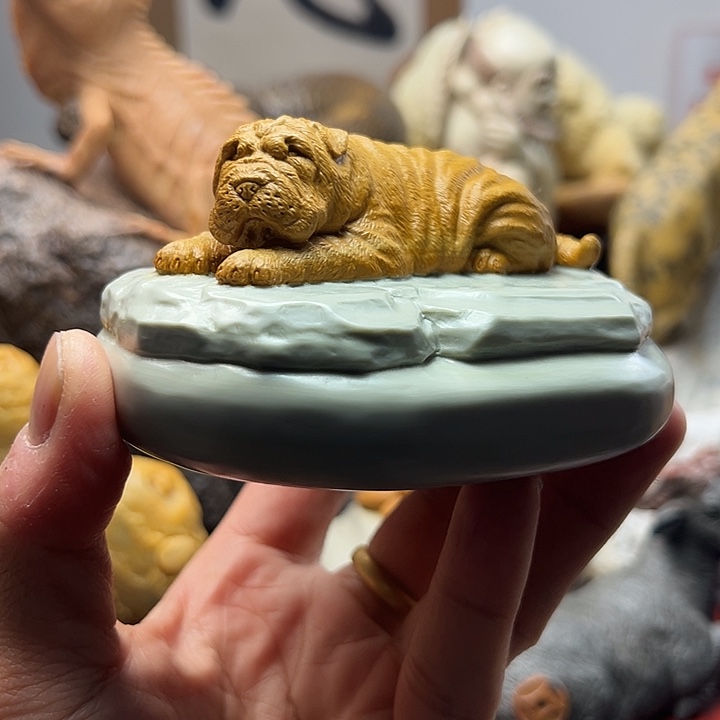 东北石❤️****松花石摆件