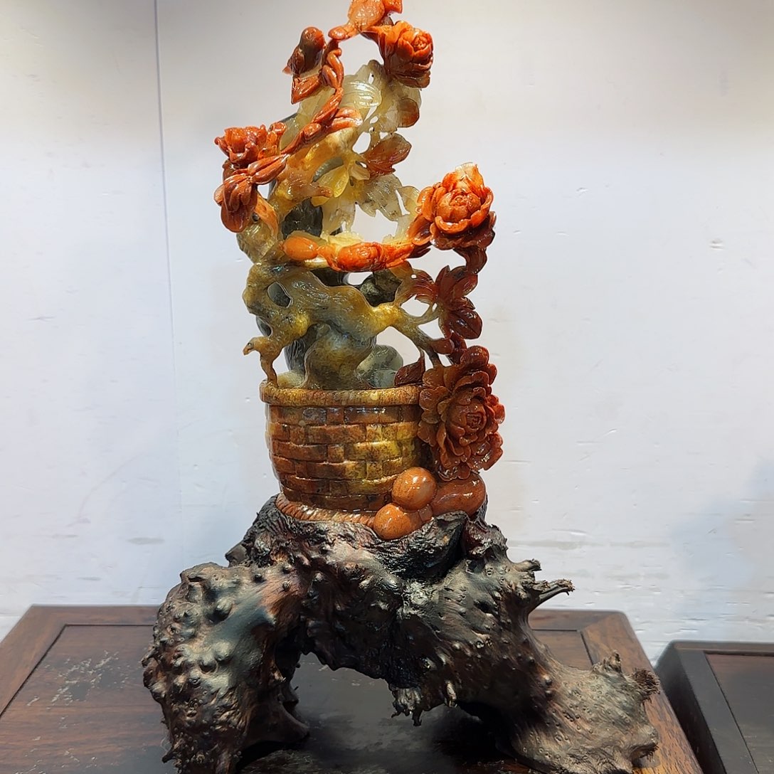 寿山石爱****)寿山石摆件