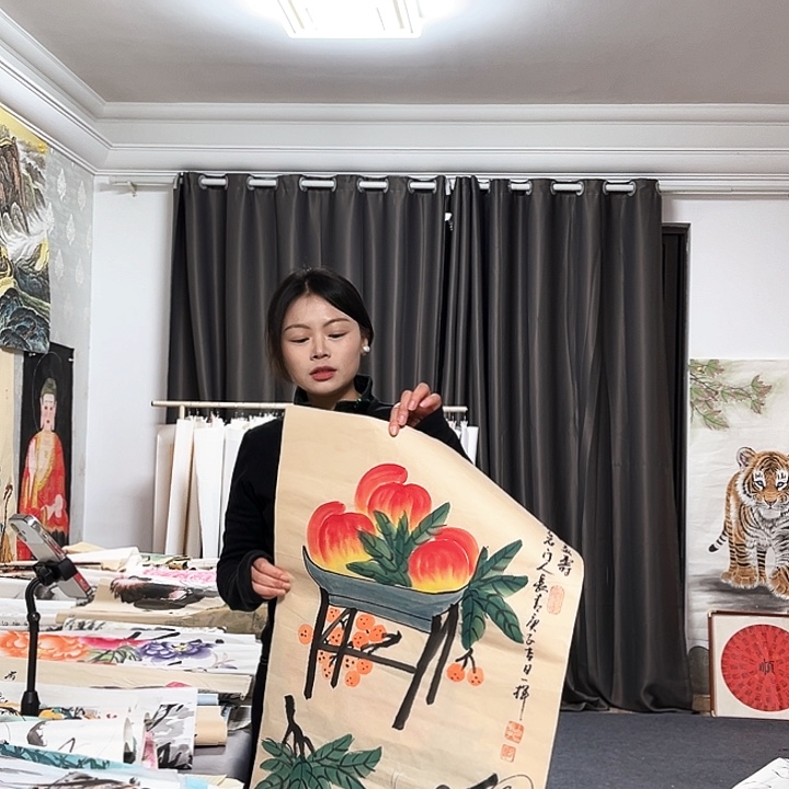 国画纯手绘图纯手绘纯手绘