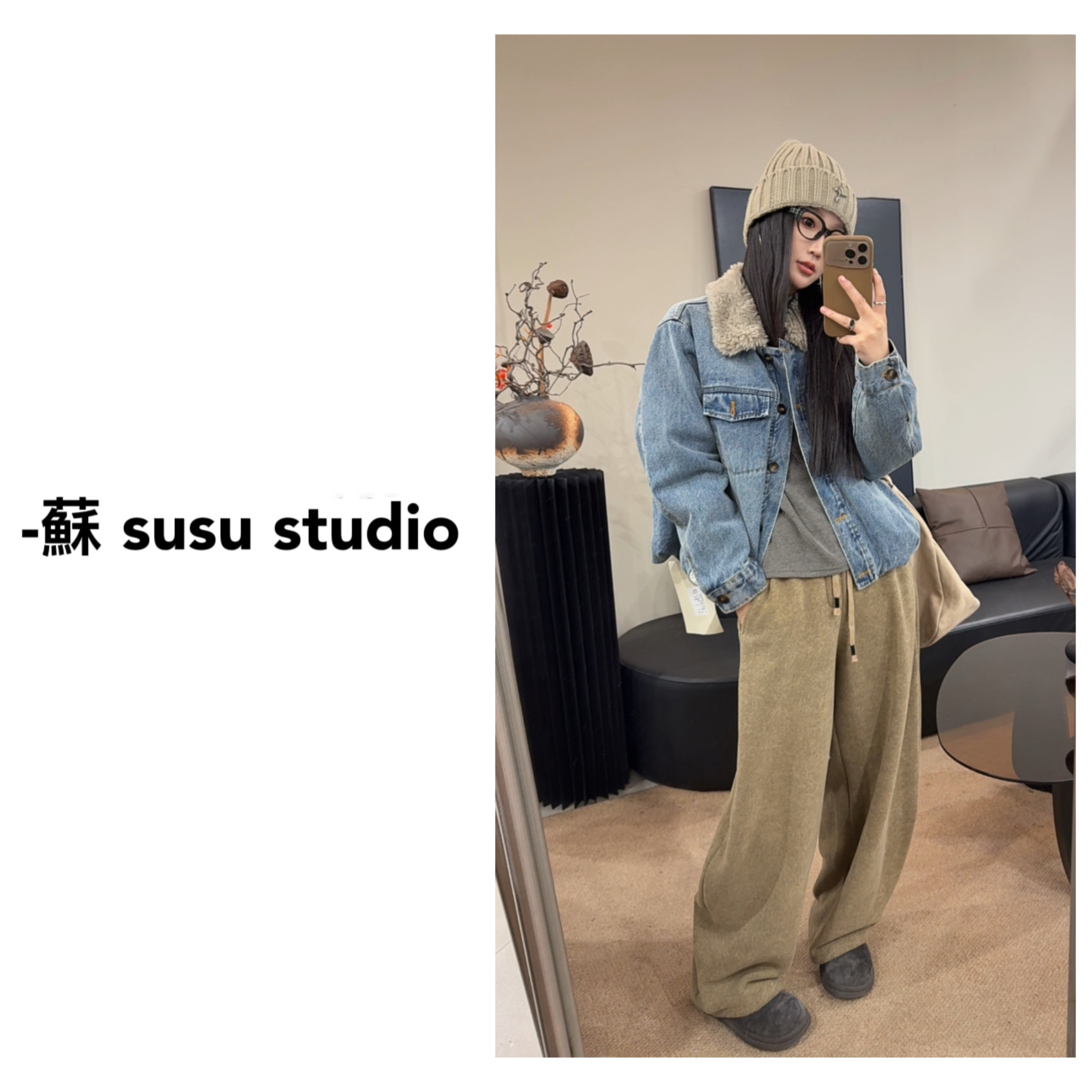 SU  翻领女意式单排扣直下摆短90羽绒服外套 H0978