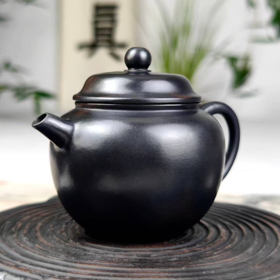 云南紫陶山茶花泡茶壶球孔160cc左右精美功夫茶具